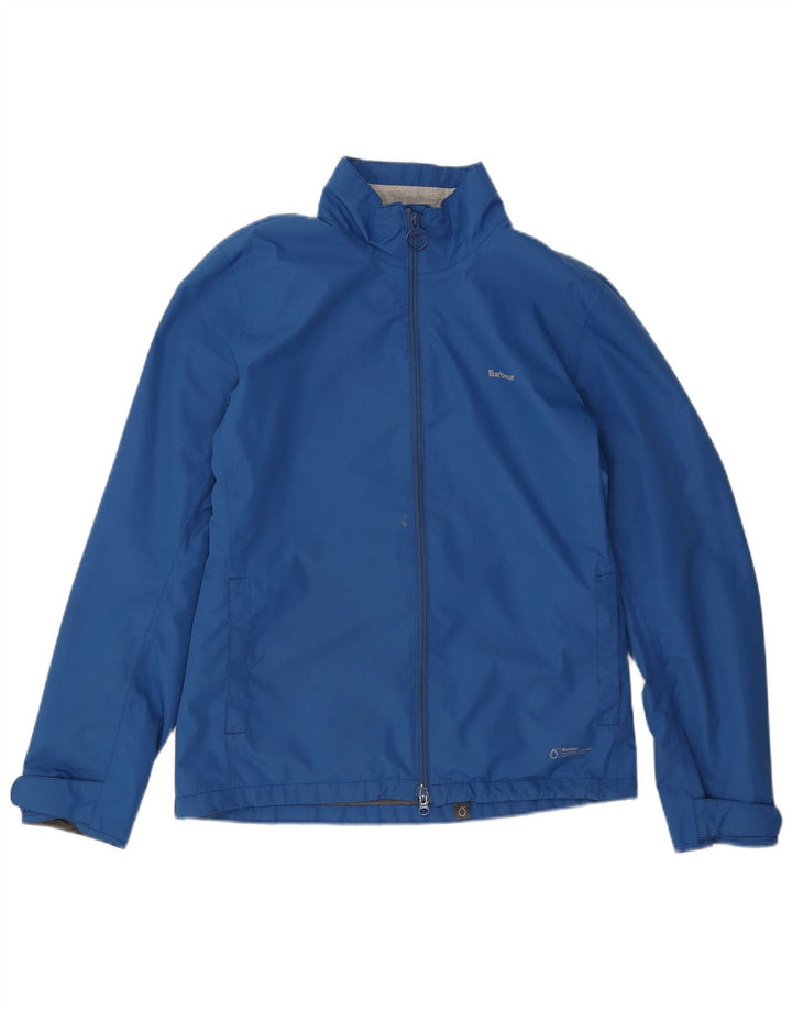 Barbour Mens Windbreaker Jacket UK 36 Small Blue