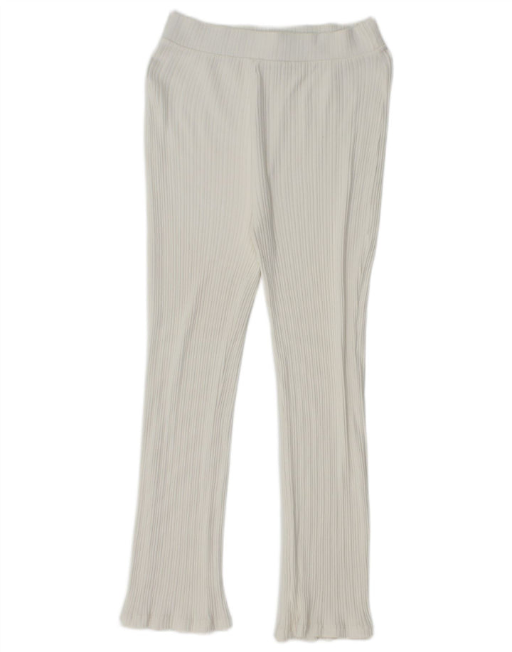 Leggings Zara Trafaluc da donna UK 8 piccoli bianchi