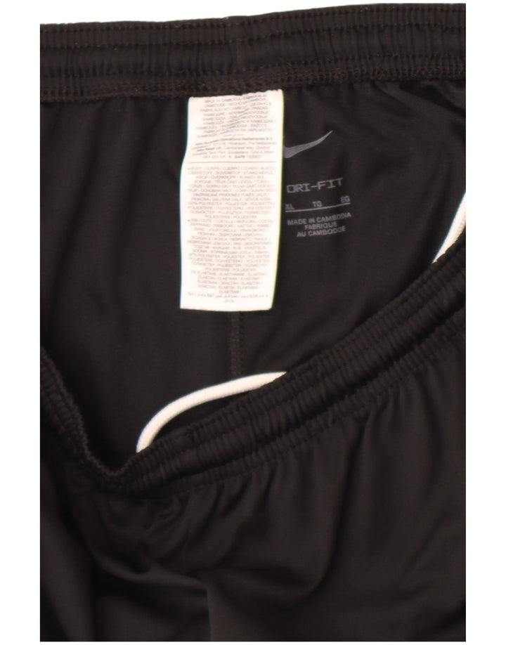 Nike Pantalon de survêtement Dri Fit pour homme XL Noir Polyester