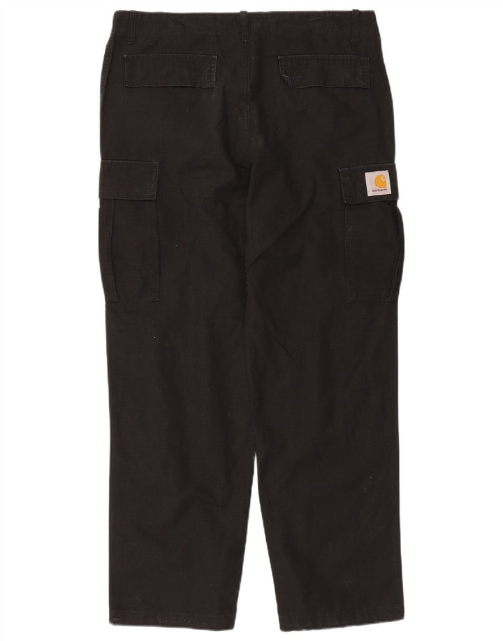 Carhartt Herre Cargo Bukser Medium W34 L29 Sort Bomuld