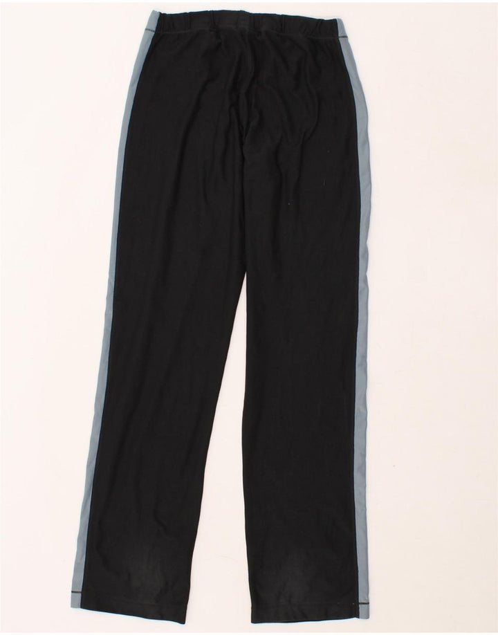 NIKE Womens Tracksuit Trousers US 8/10 Medium  Black Colourblock Polyester Vintage Nike and Second-Hand Nike from Messina Hembry 