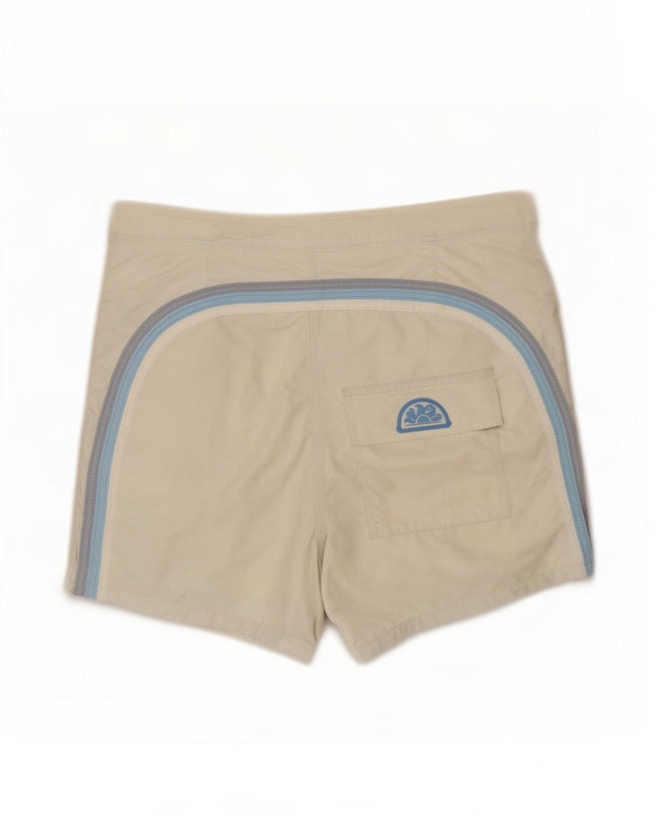 Sundek Mens Swimming Shorts Medium Beige Nylon