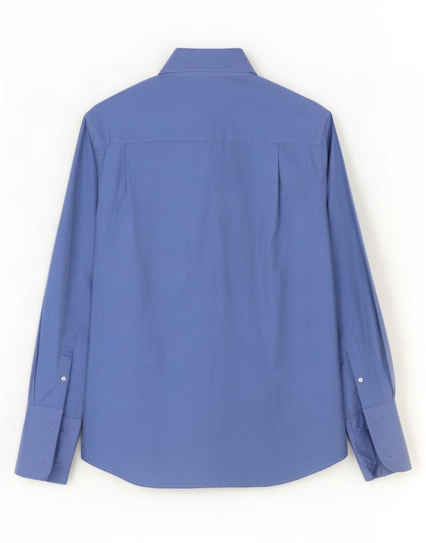 Armani Mens Formal Shirt Size 42 16 1/2 Large Blue