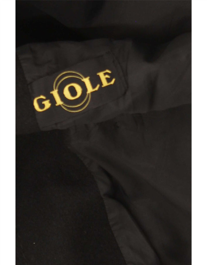Cappotto doppiopetto da donna Giole UK 14 medio nero