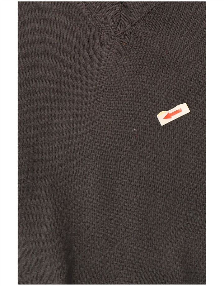 Zara Herre V-hals sweater mellemgrå