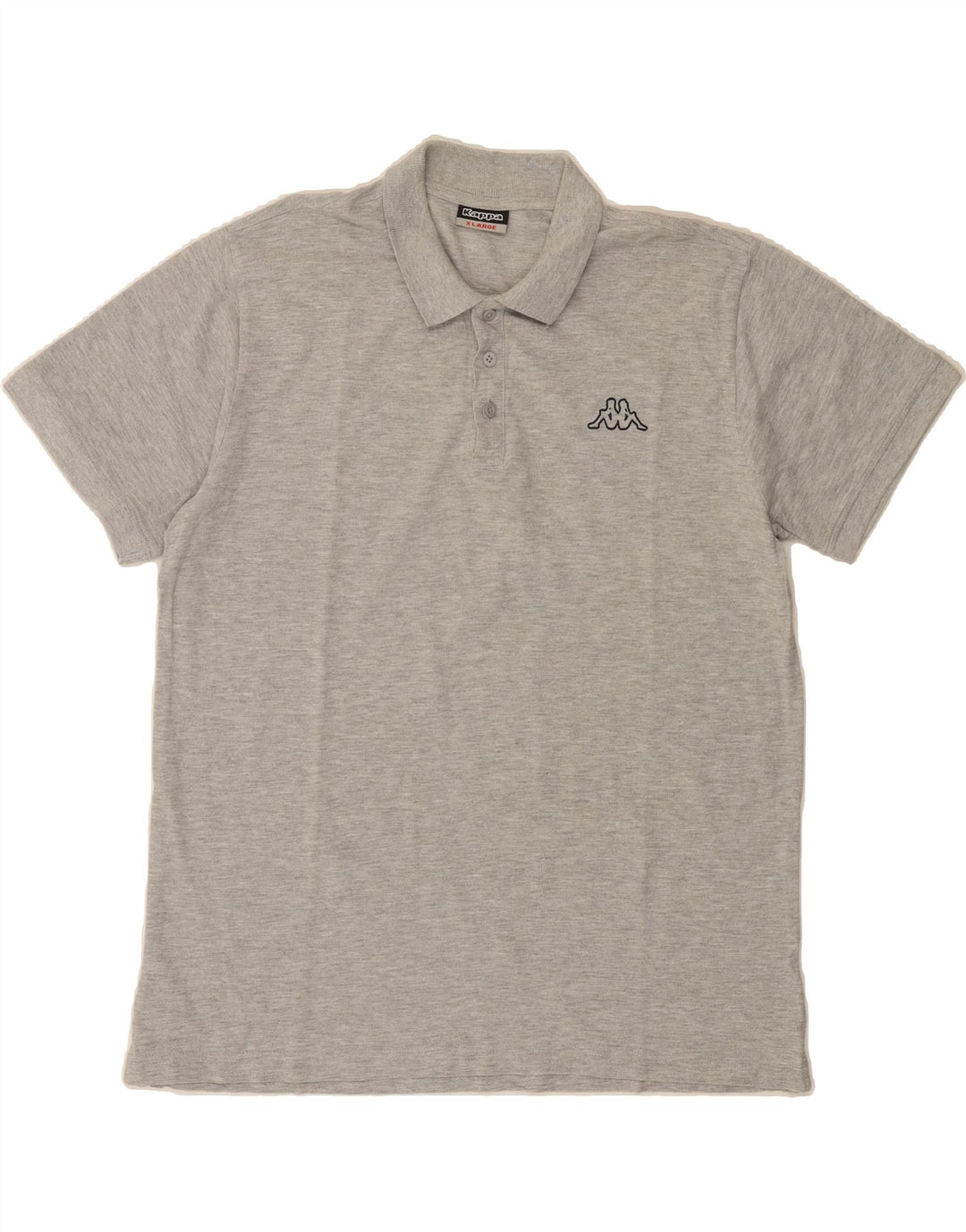 KAPPA Mens Polo Shirt XL Grey Vintage Kappa and Second-Hand Kappa from Messina Hembry 