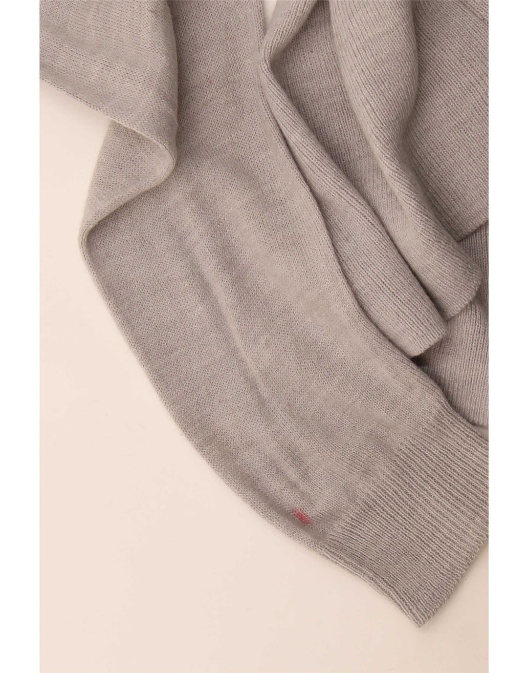 Maglione cardigan aperto lungo da donna Marks & Spencer UK 10 piccolo grigio