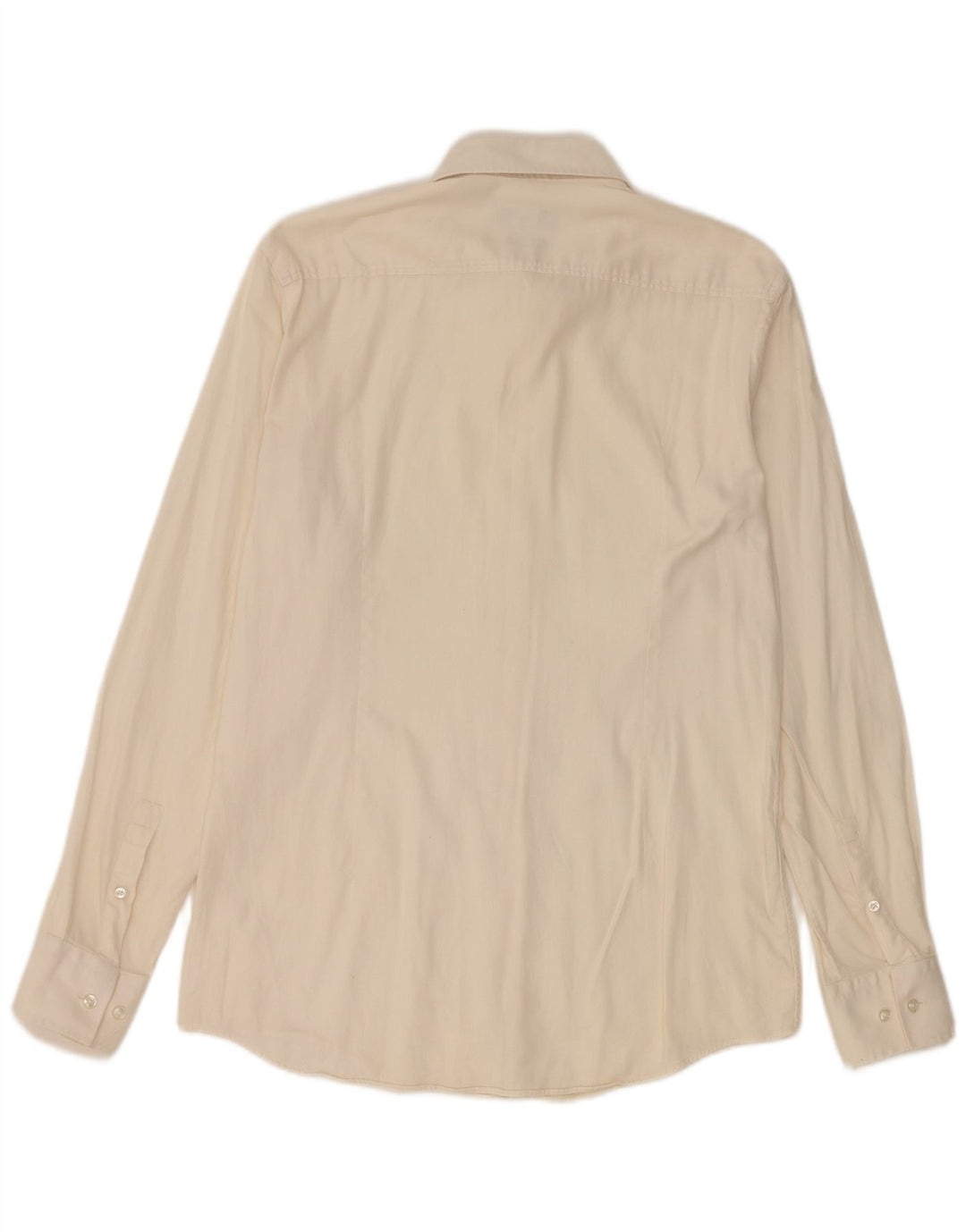 Hugo Boss Mens Slim Fit Shirt EU 40 Medium White