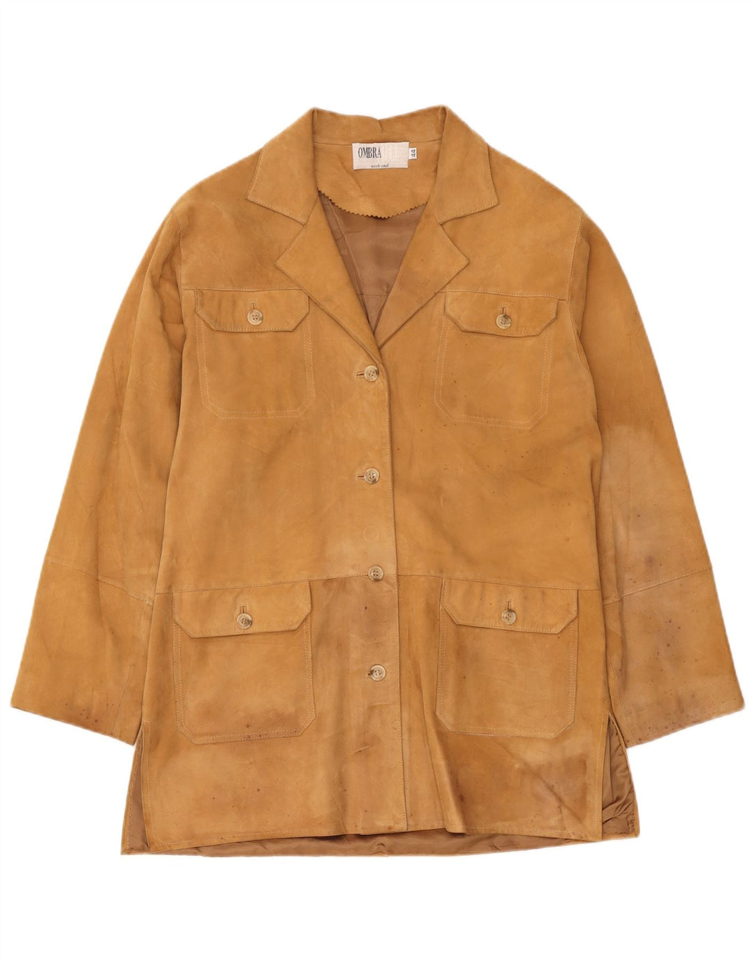 Γυναικείο Σουέντ Πανωφόρι Ombraluce IT 44 Medium Beige