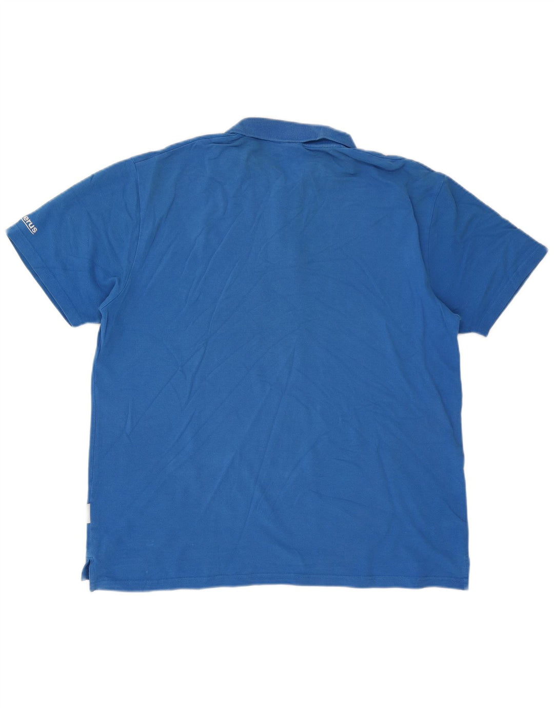 Adidas Mens Polo Shirt 2XL Blue Cotton