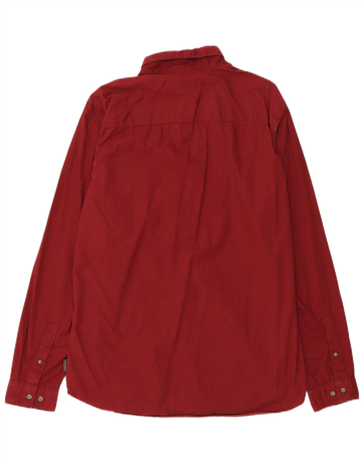 JACK & JONES Mens Shirt XL Red Cotton