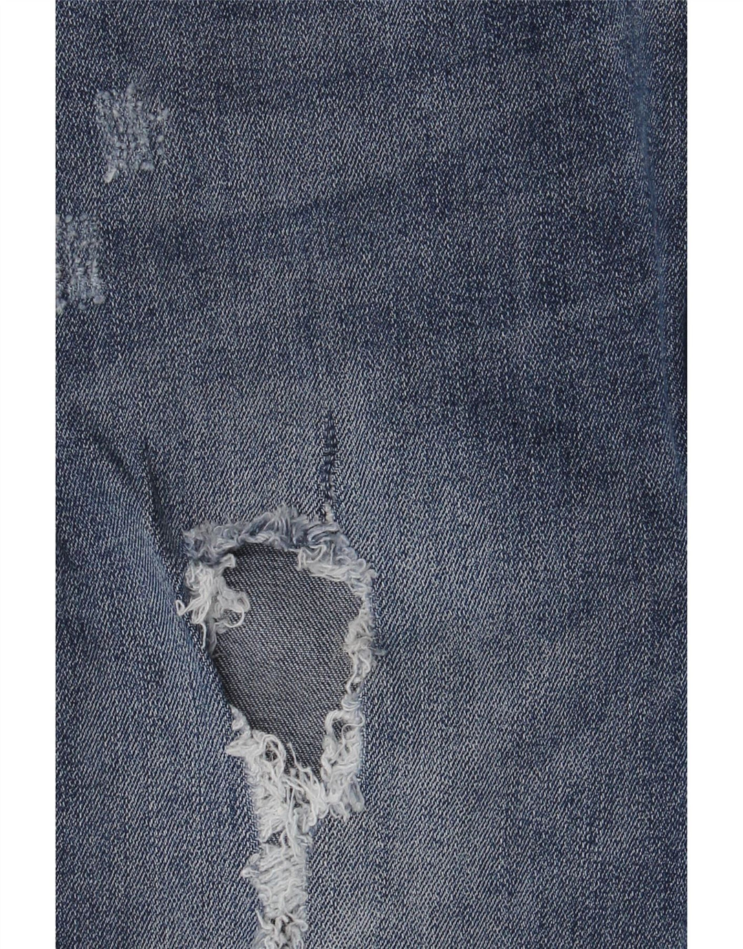 Jeans slim invecchiati Zara da donna W36 L28 poliestere blu