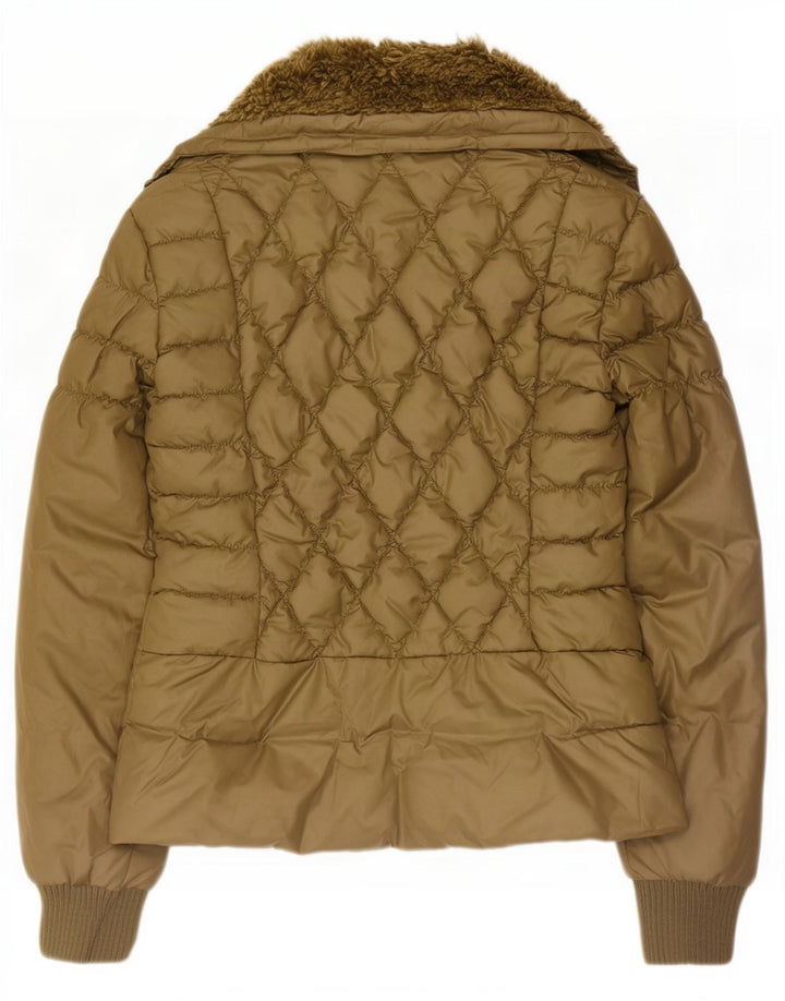 Buffalo Γυναικείο μπουφάν με επένδυση UK 12 Medium Khaki Polyester