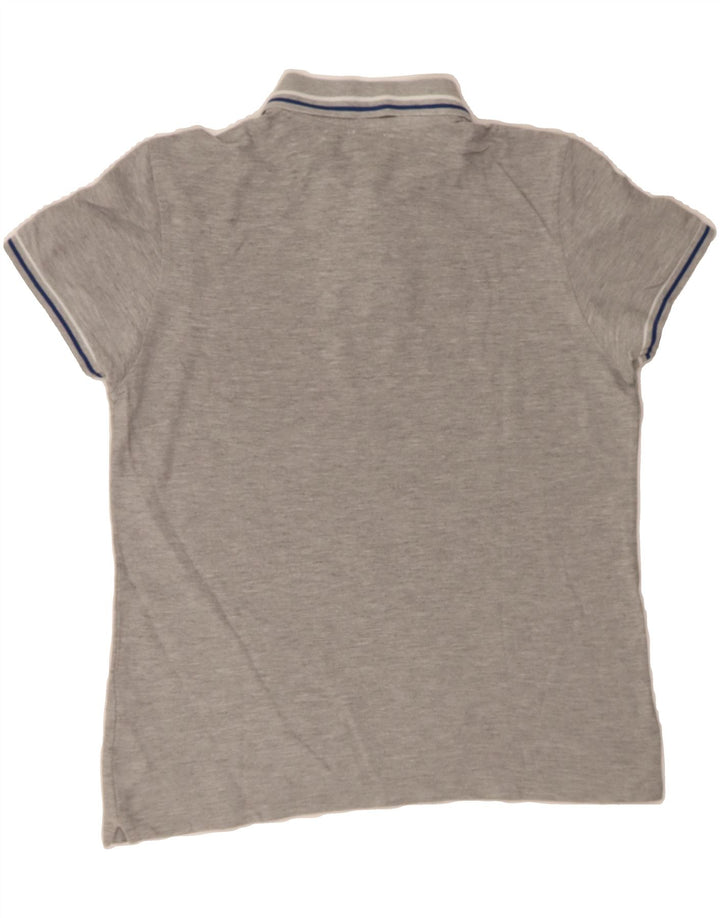 LOTTO Mens Polo Shirt Medium Grey Cotton Vintage Lotto and Second-Hand Lotto from Messina Hembry 