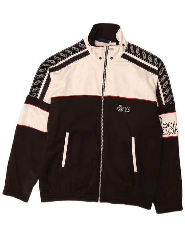 Asics Herre Grafisk træningsdragt Topjakke IT 50 Medium Sort Colourblock