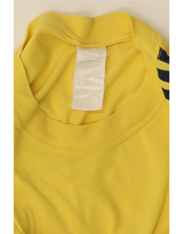 Adidas Herre T-Shirt Top Medium Gul