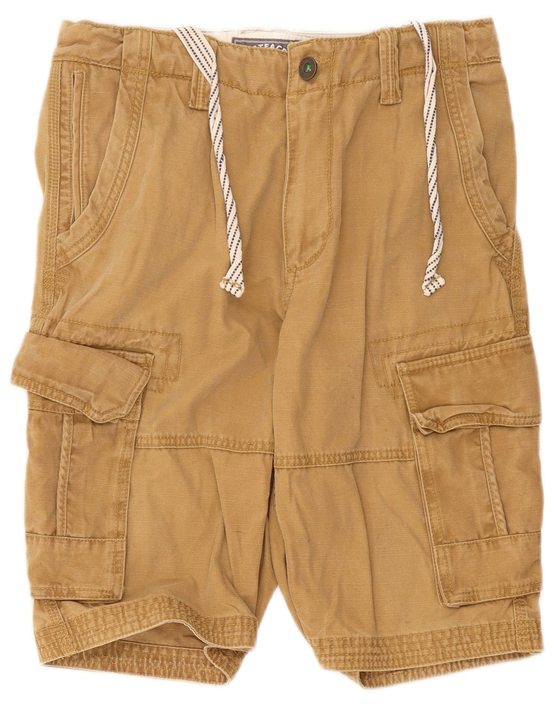 Fat Face Herre Regular Cargo Shorts W32 Medium Beige Bomuld