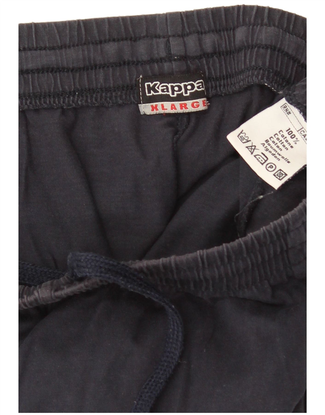 KAPPA Mens Tracksuit Trousers XL  Navy Blue Cotton