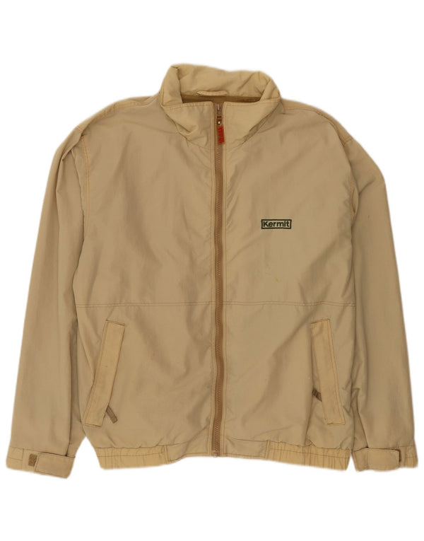 Slam Veste Bomber Homme UK 40 Large Beige Nylon