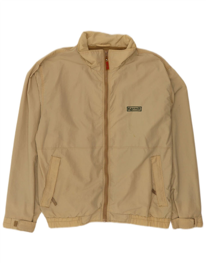 Giubbotto bomber da uomo Slam UK 40 Large Beige Nylon