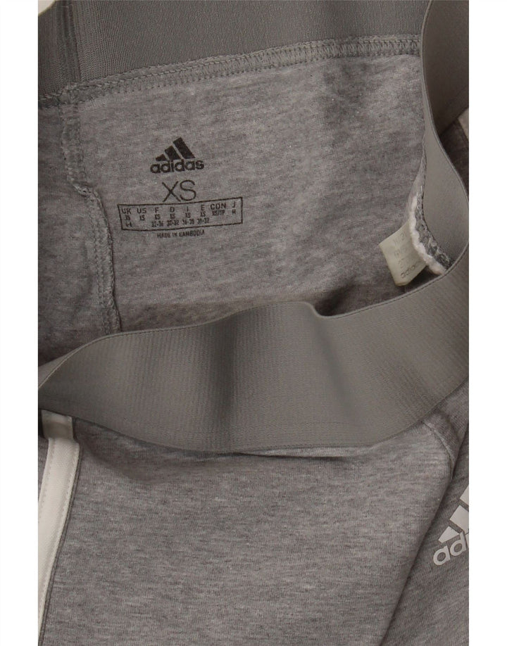 ADIDAS Womens Leggings UK 4/6 XS  Grey