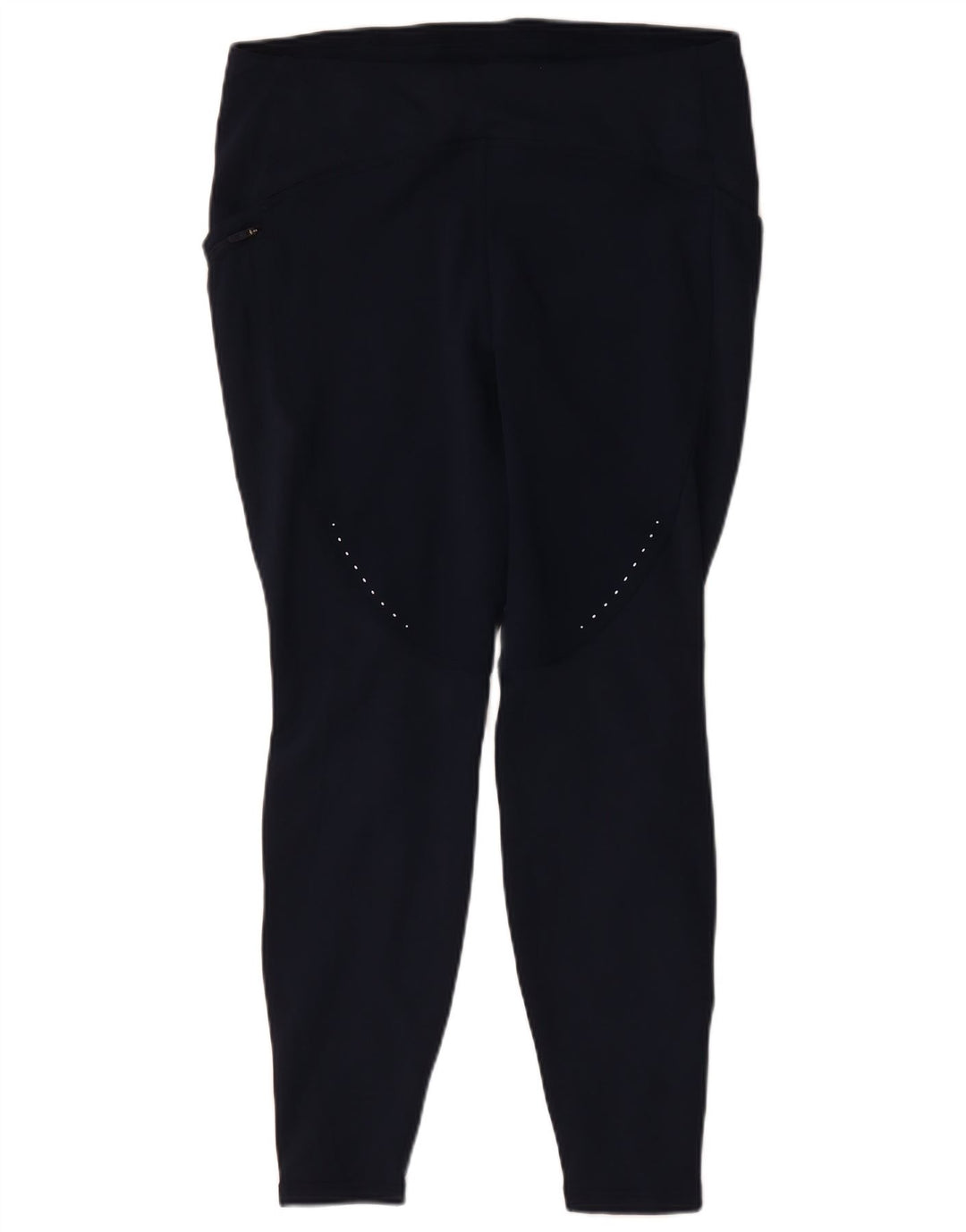 Lululemon Damen Leggings US 14 XL Marineblau Polyester