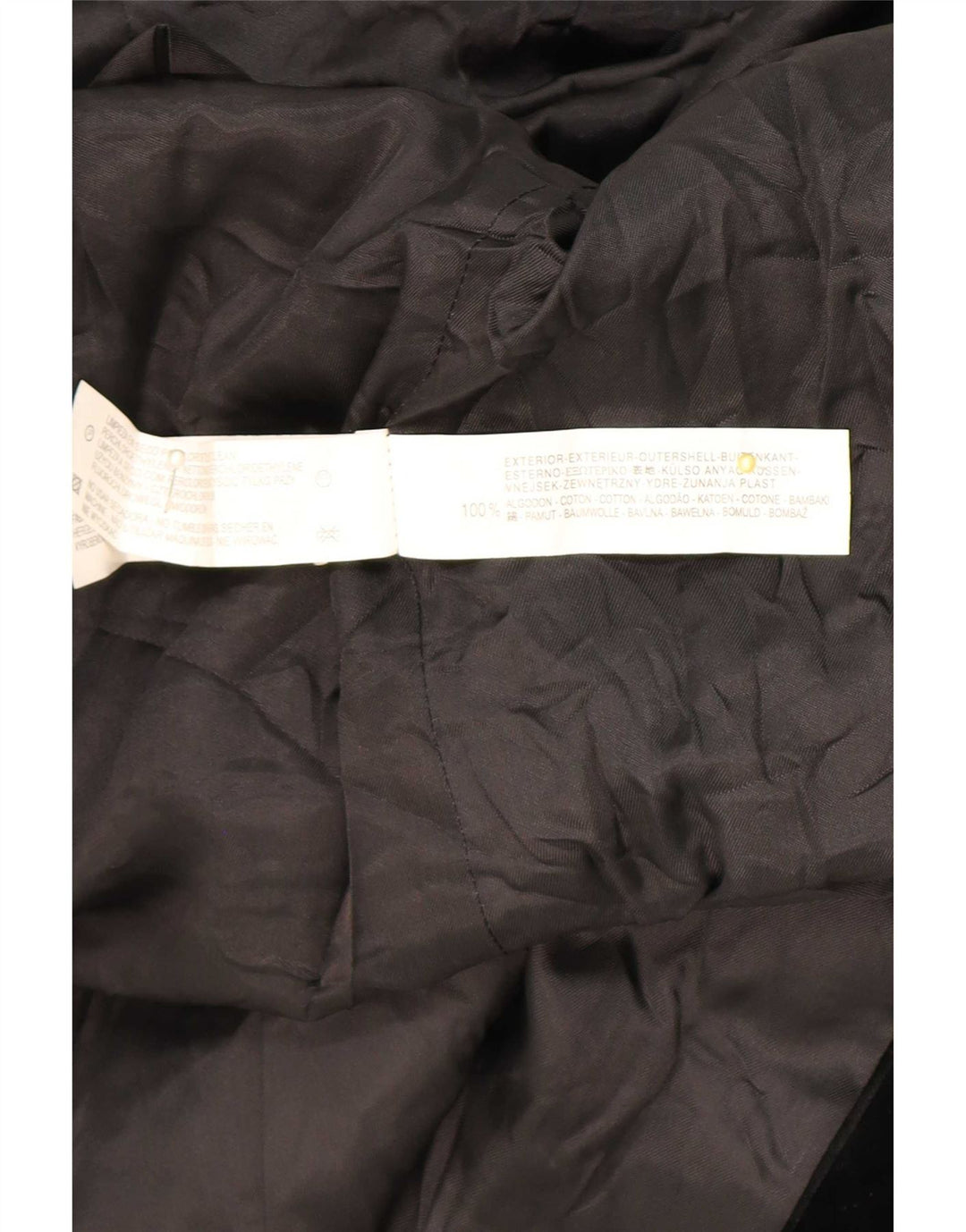 Zara Veste blazer en velours à 2 boutons pour homme EU 50 en coton noir moyen