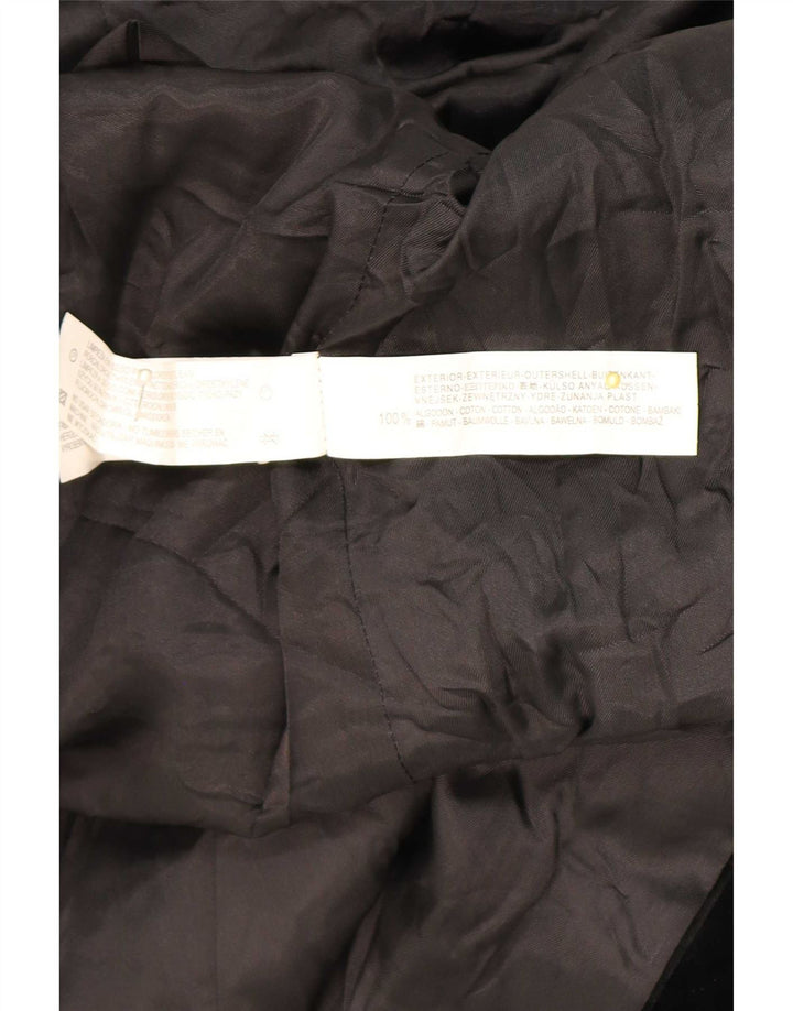 Zara Veste blazer en velours à 2 boutons pour homme EU 50 en coton noir moyen