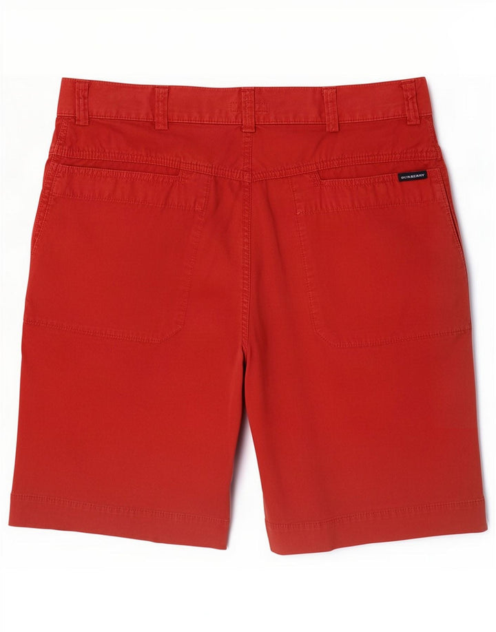 Burberry Chino Shorts til mænd Medium W30 Rød Bomuld