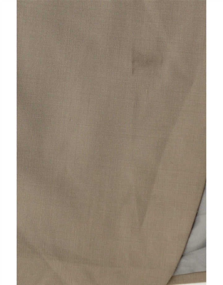 Marks & Spencer Mens 2 Button Blazer Jacket UK 38 Medium Beige Polyester