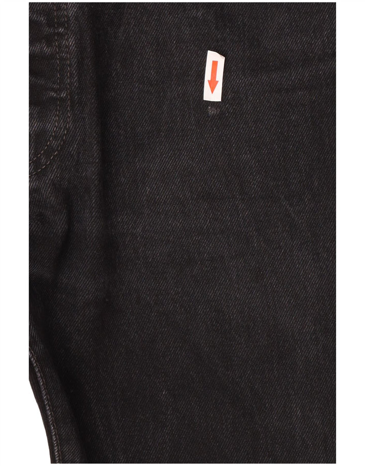 Levi's Mens 501 Straight Jeans W34 L32 Black Cotton