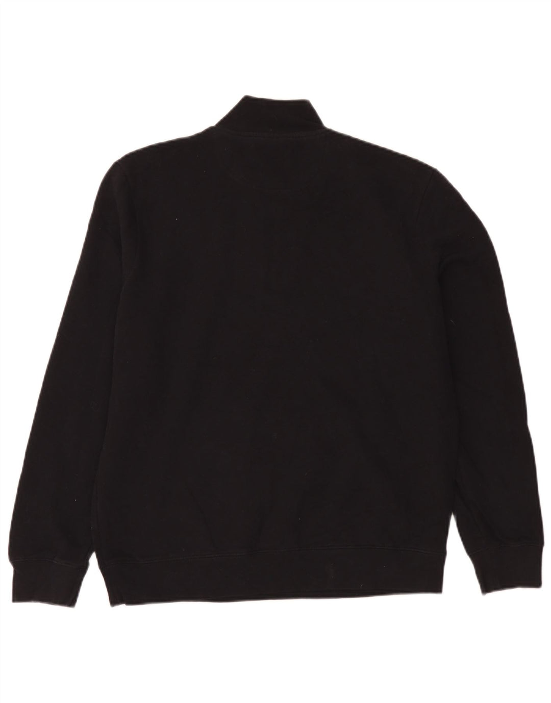Felpa da uomo Barbour con zip collo maglione XL cotone nero