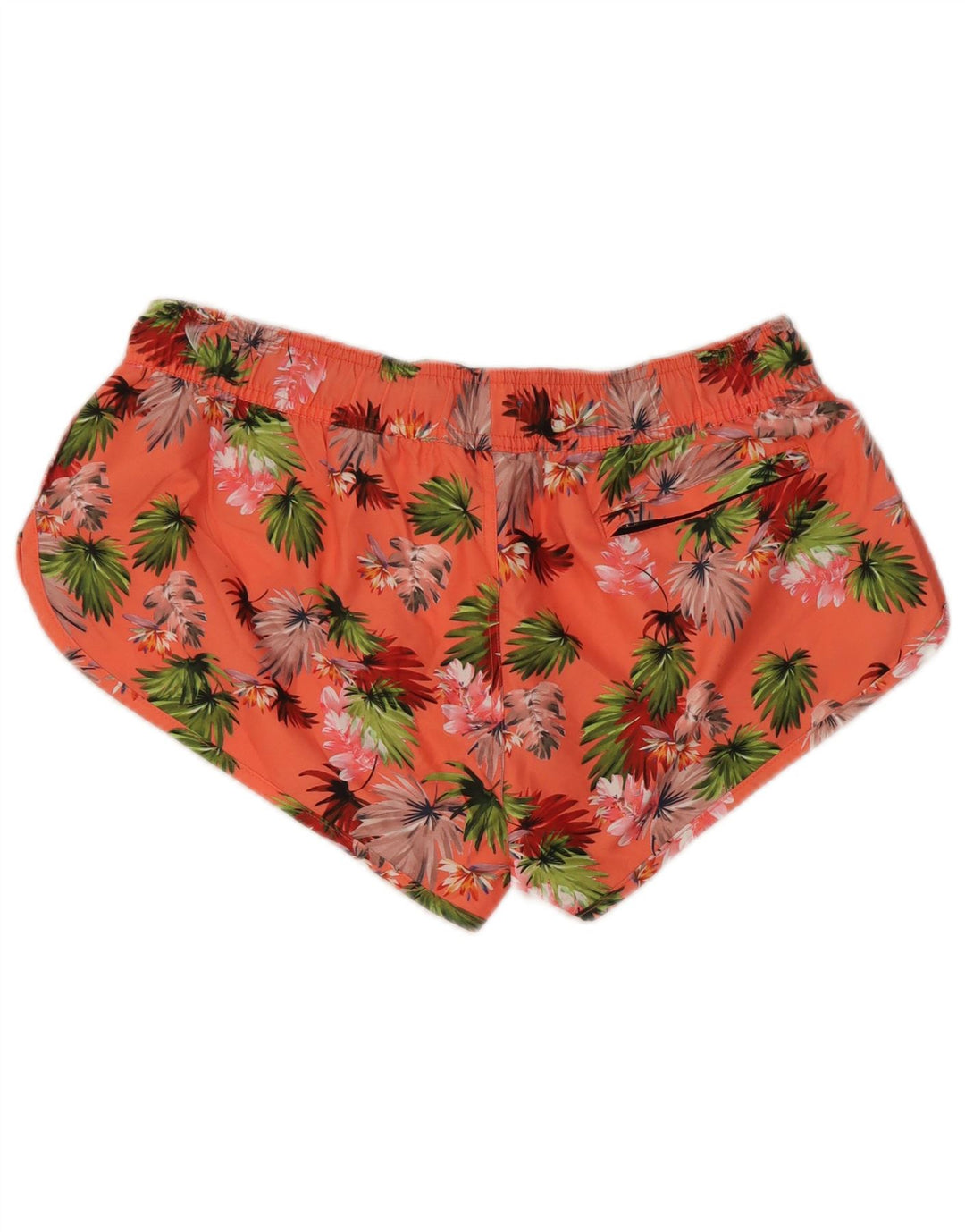 Superdry Womens Swimming Shorts UK 12 Medium Pink Floral Polyester