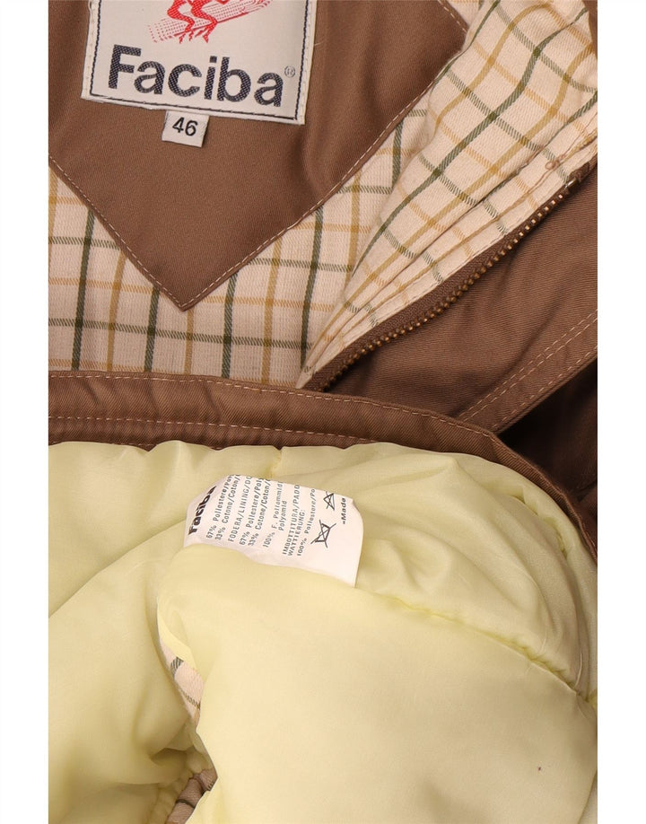 Jachetă căptușită pentru bărbați Faciba UK 46 3XL Bej Poliamidă