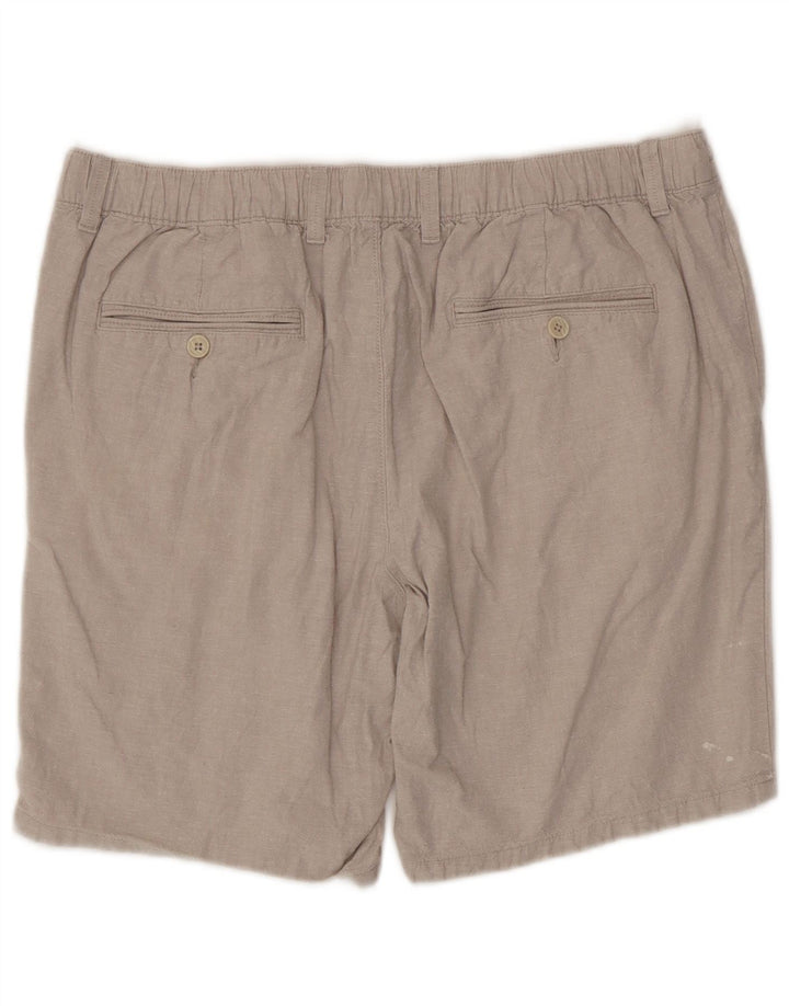 Pantaloncini chino da uomo Marks & Spencer W36 grandi in cotone grigio