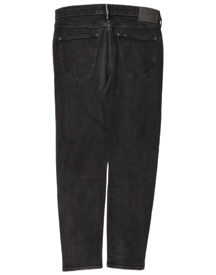 Lee Mens Austin Tapered Jeans W34 L32 Black Cotton