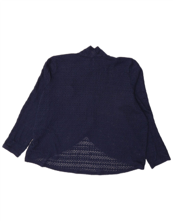 Cárdigan extragrande para mujer Oasis UK 40 XL Poliéster azul marino
