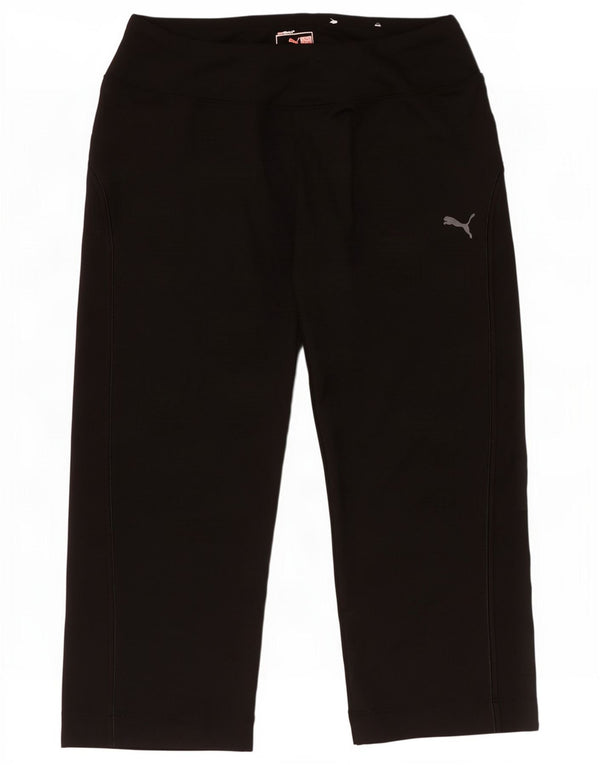 Puma Pantalon de survêtement Capri pour femme UK 8 Small Noir