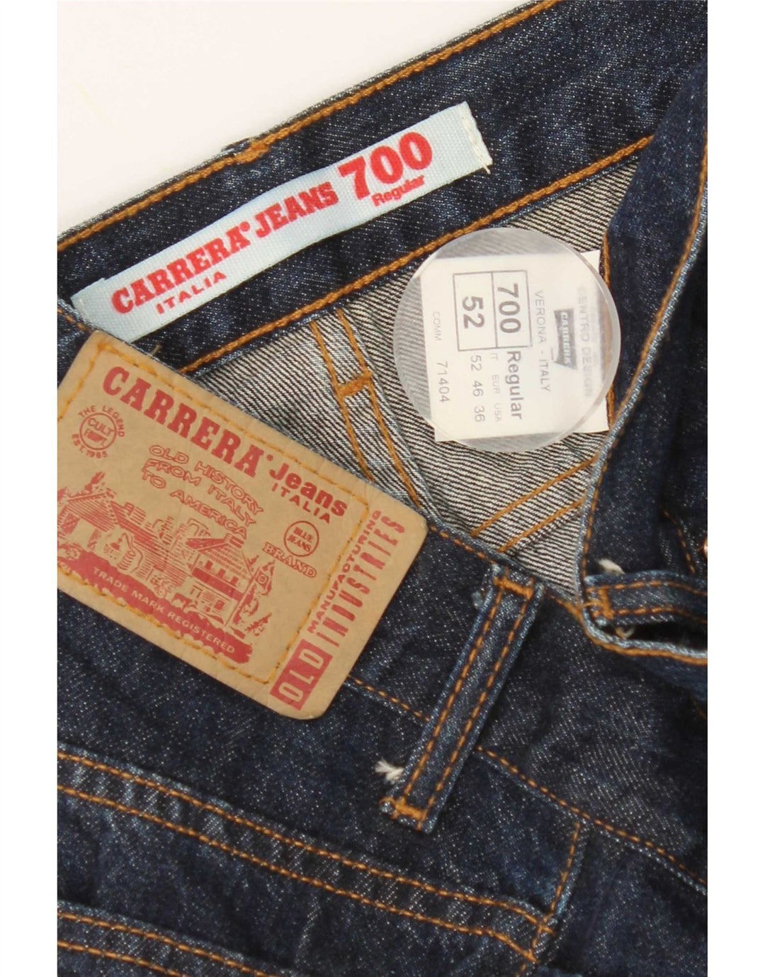 Carrera Damen 700 Slim Jeans W36 L32 Marineblau Baumwolle