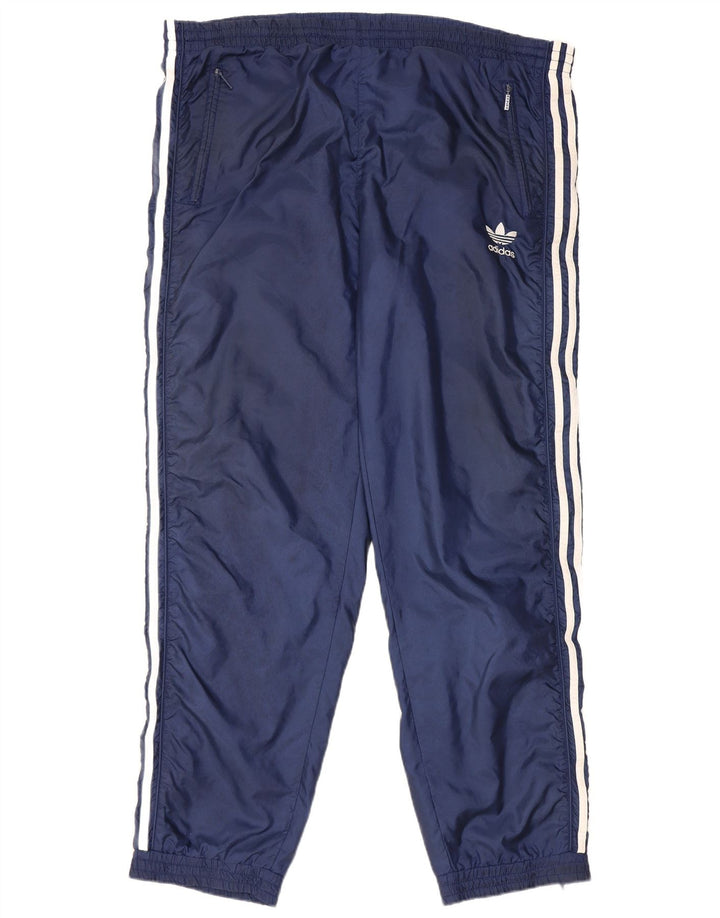 Adidas Træningsdragt bukser til mænd UK 40 Medium Navy Blue Polyamid
