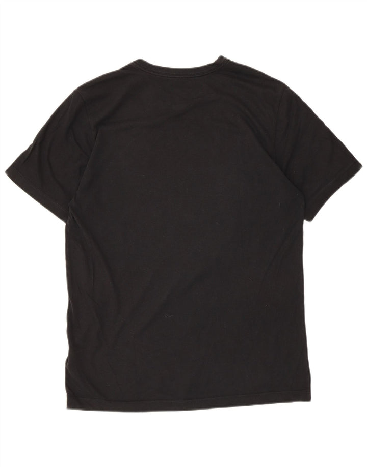 Nike Mens Dri Fit Graphic T-Shirt Top Medium Black Cotton