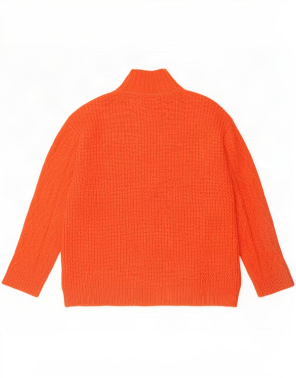 Marks & Spencer Rollkragenpullover für Damen, Gr. 10, Größe S, Orange