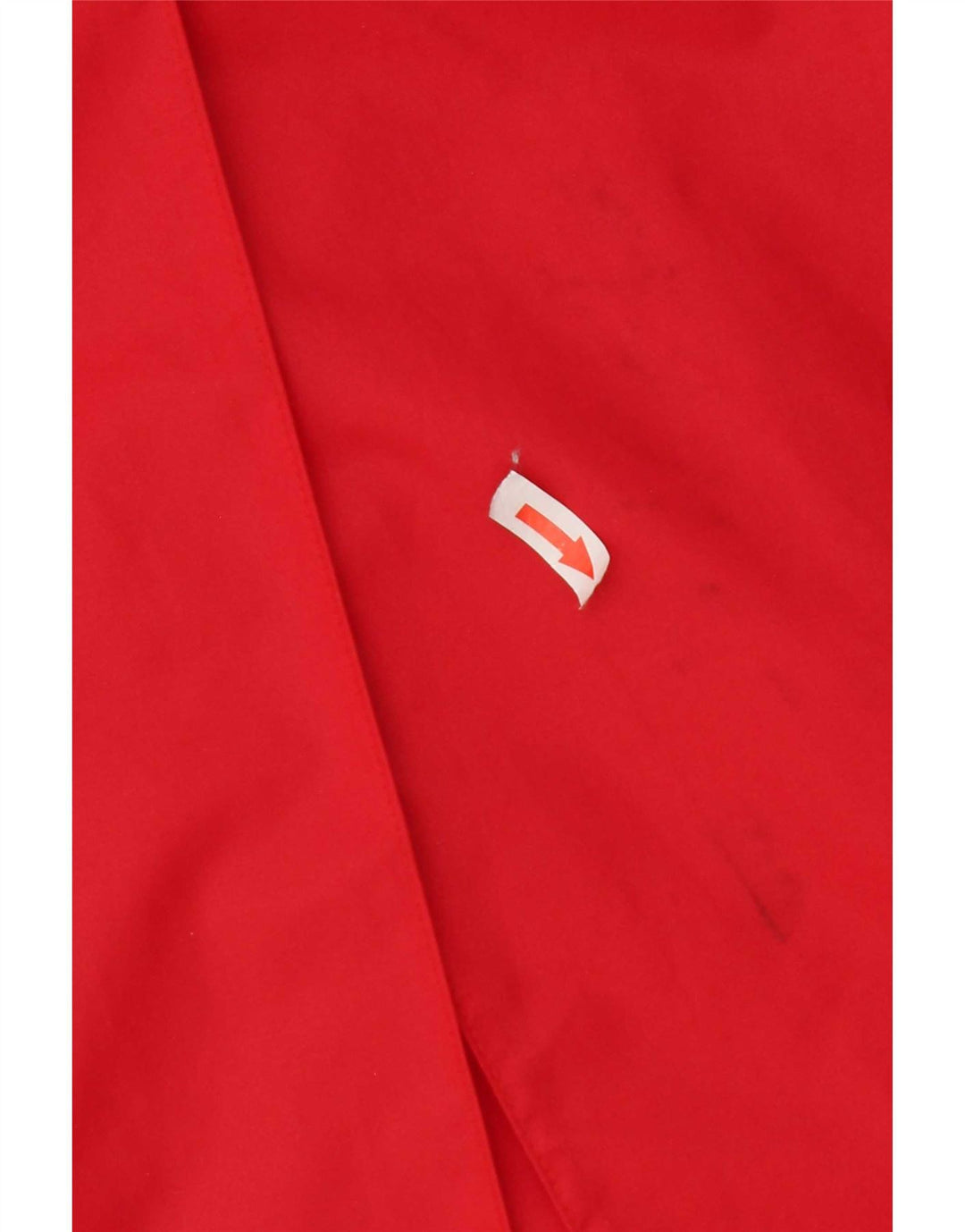 Fiorucci Damen-Trenchcoat mit Kapuze, UK 14, mittelrotes Nylon