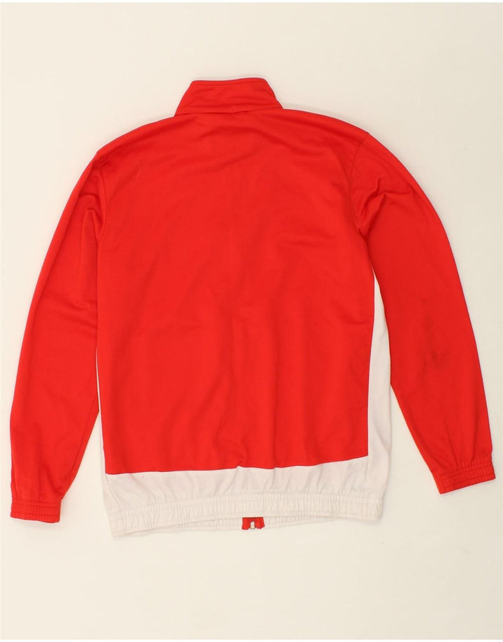 PUMA Boys Tracksuit Top Jacket 13-14 Years XL Red Colourblock Polyester Vintage Puma and Second-Hand Puma from Messina Hembry 