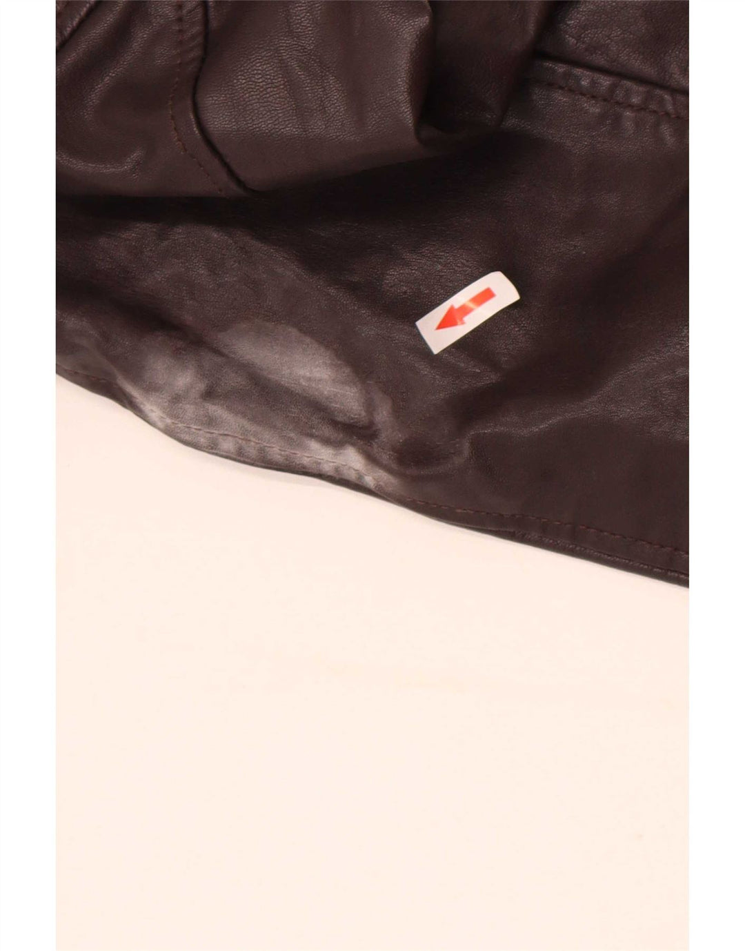Giacca in pelle con cappuccio da uomo PEPE Jeans UK 36 piccola marrone