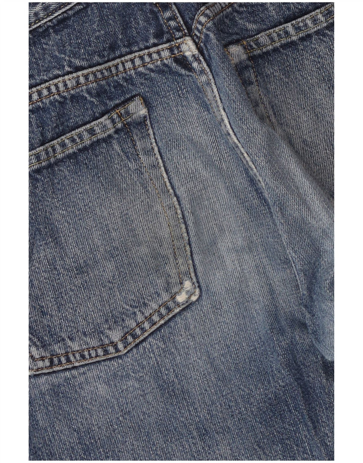 Replay Womens Straight Jeans W28 L32 Blue Cotton