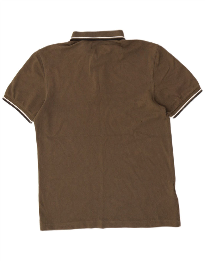Polo Fred Perry Hombre Algodón Caqui Medio