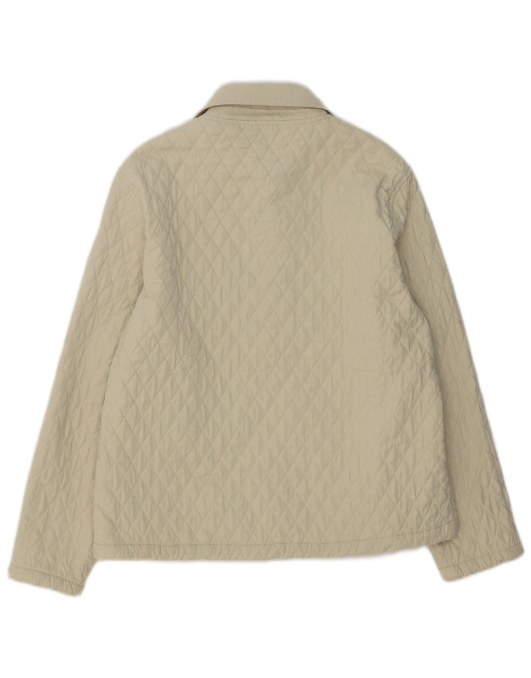 Conte of Florence Womens Quilted Jacket IT 46 Large Green Polyester