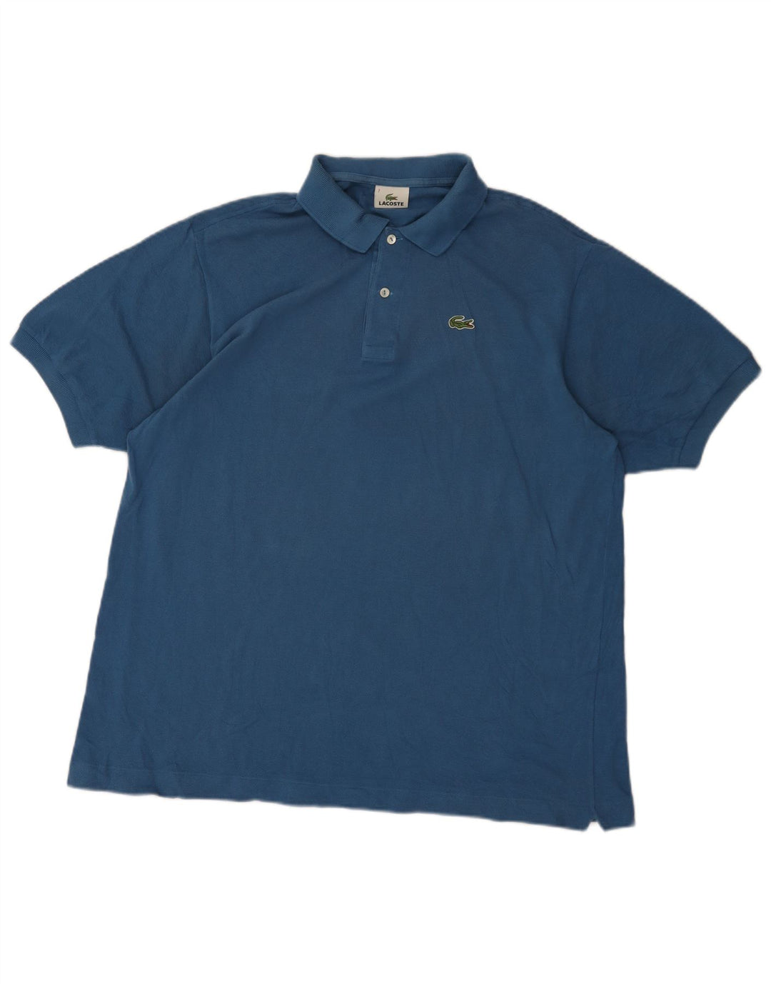 Lacoste Herre Polo Shirt Str. 7 2XL Blå Bomuld