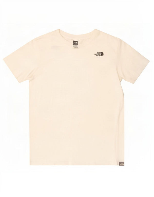 Top majica The North Face Boys 14-15 Years XL bijeli pamuk